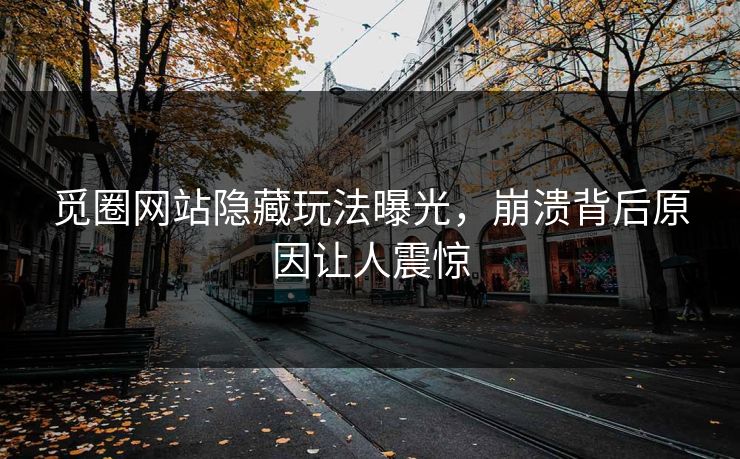 觅圈网站隐藏玩法曝光，崩溃背后原因让人震惊