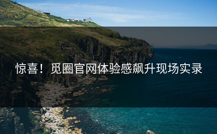 惊喜！觅圈官网体验感飙升现场实录